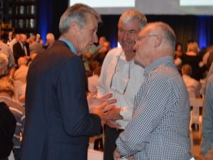 Greg Gent with Earl Rattray and Harry Bayliss at the Fonterra AGM today.