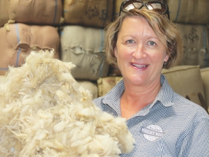 Hawkes Bay wool broker Philippa Wright.