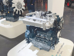 Kubota’s new 200hp, four-cylinder 09-series diesel engines.