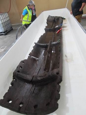 600 year-old waka discovered near the Anaweka estuary on the North West tip of the South Island.