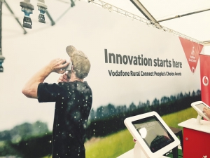 Fieldays visitors used 50% more data than last year, says Vodafone.
