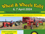 The theme for this year&#039;s Wheat and Wheels Rally is 100 Years of Farmall Tractors.