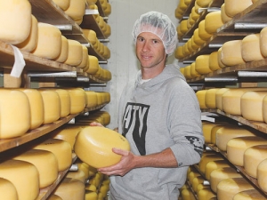 Jacob Rosevear, twice winner of the Cheesemaker of the Year award.