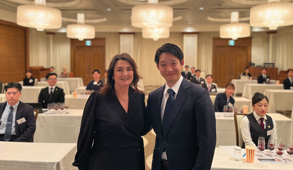 Bungo Matsunaga with Kylie Archer Trade Commissioner FBTW