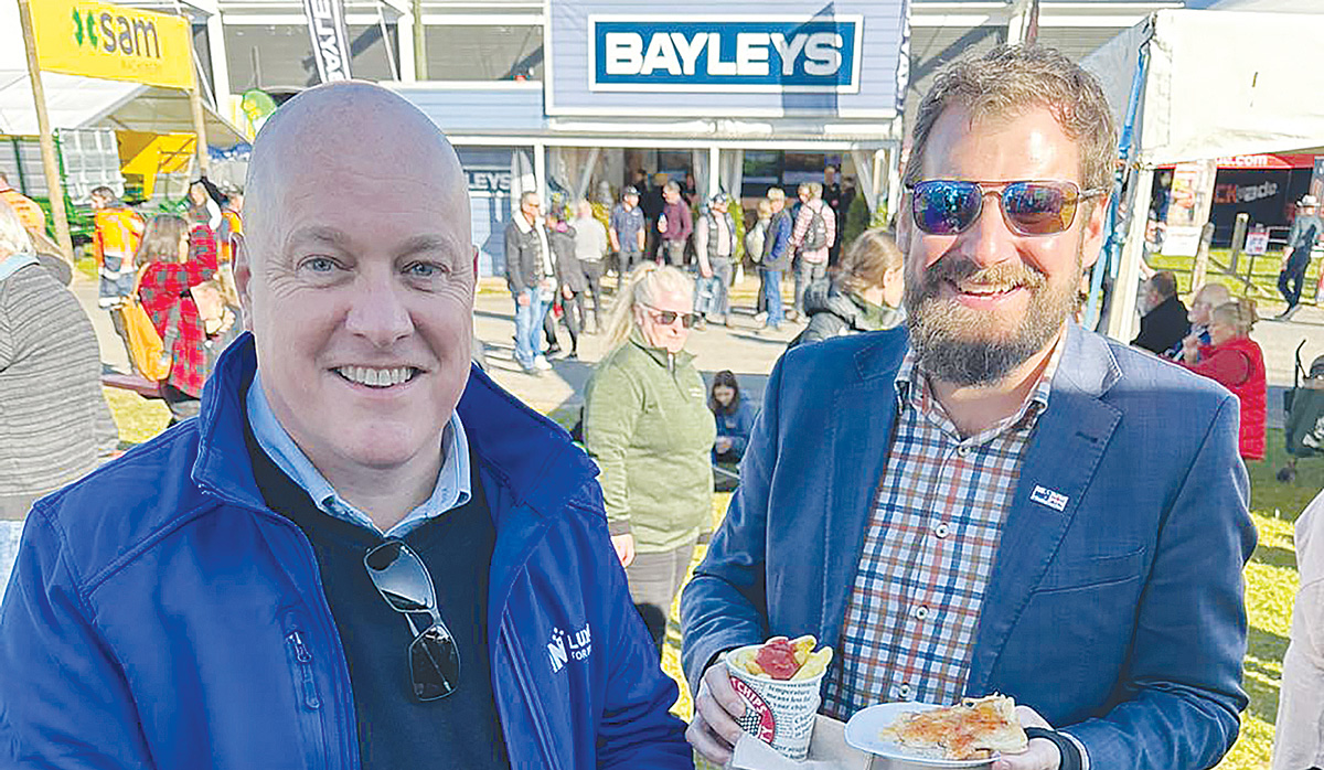 Christopher Luxon Tim van der Molen at Fieldays 2023