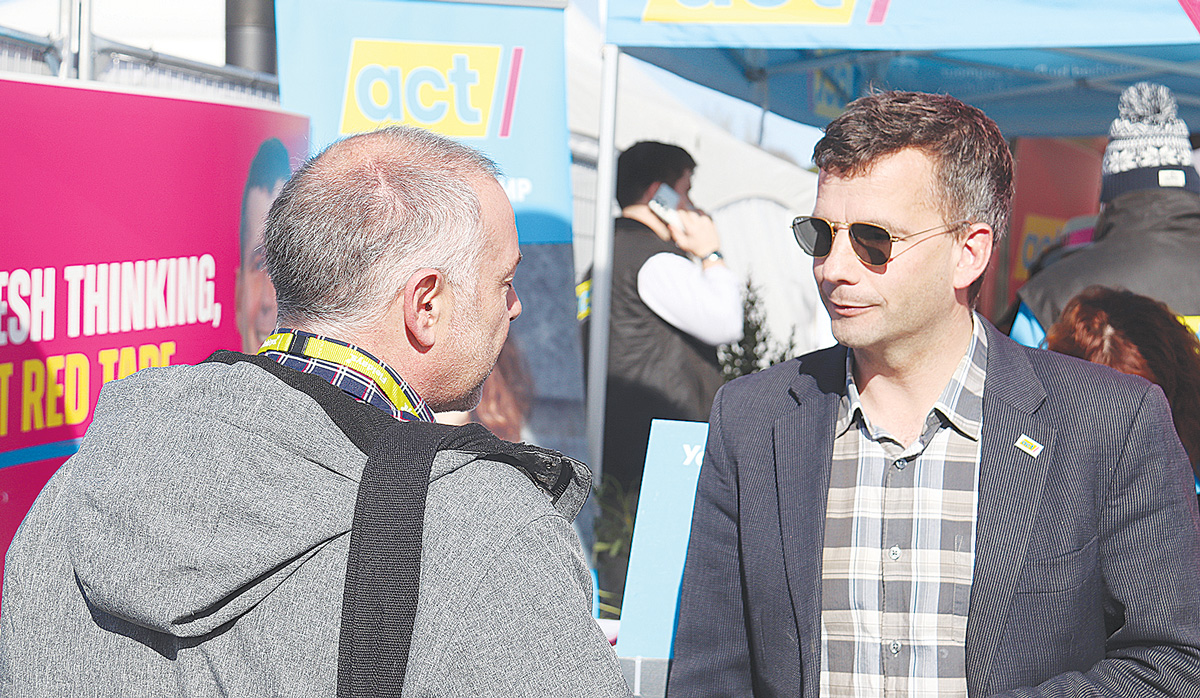 David Seymour at Fieldays 2023