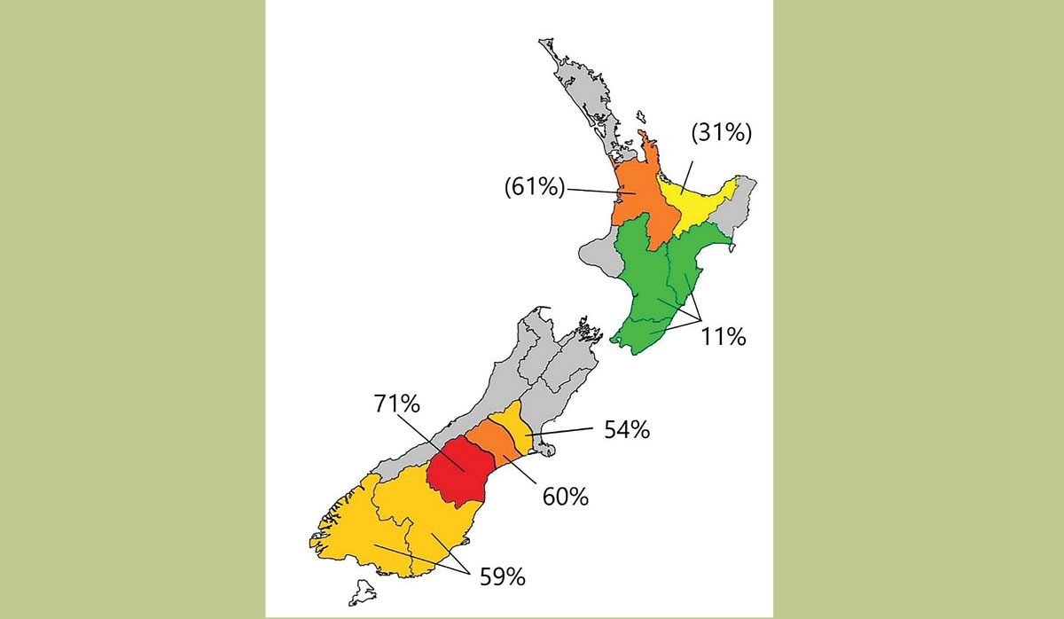 Herbicide Resistance Map Supplied FBTW