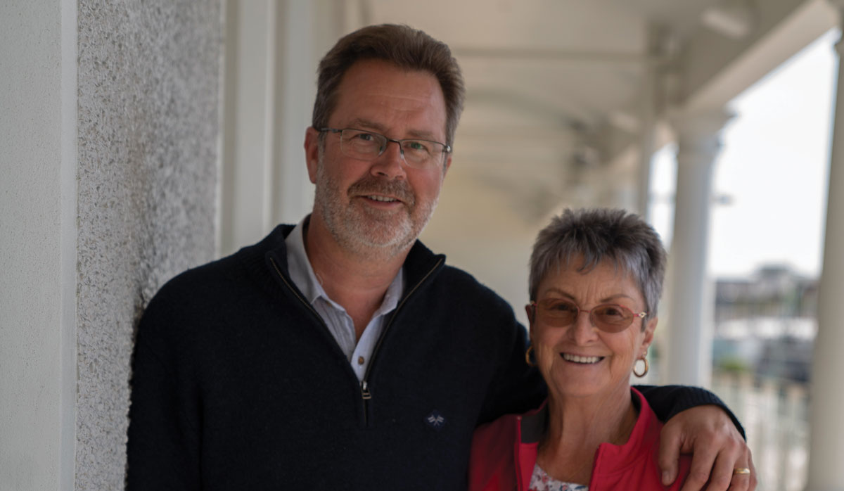 Ian and Linda Quinn Two Terraces Photo by Richard Brimer FBTW