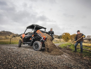 The new Polaris General combines the rugged practicality of the Ranger model with that of the championship winning RZR.