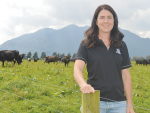 Waikato dairy farmer and the region’s Share Farmer of the Year winner Aleshia Broomfield.