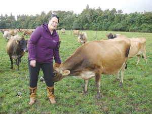 Fifth-generation dairy farmer Rebecca Dr. Paul Edwards – DairyNZ Keoghan is heading a committee targeting genetic gains for farmers.