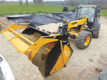 Melodis mounted on a JCB machine.