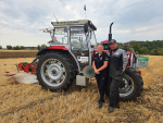 Mark Dillon Returns Home with Ploughing Tractor after European Competitions