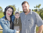 Waikato share farmers of the year Logan and Sian Dawson’s children are super proud of their achievements .