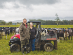 Waikato farmers Reg and Hayley Davey.