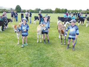 The Whangarei Group Calf Club. Picture: Hukerenui School.