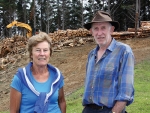 Sandy and Ian Page, Land and Life Award winners.