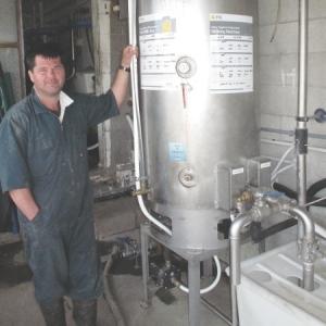 Gas halves dairy’s hot water bill