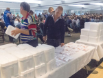 Mid-Canterbury farmers collect their milk sampling pack.