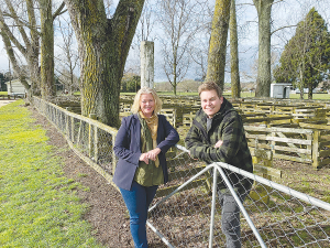 Cloud Farmer founder Gretchen King and Trev chief executive Scott Townshend.