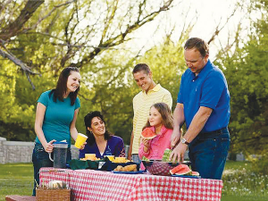 Family time is quality time.