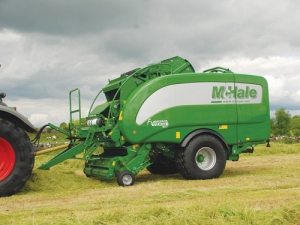 McHale grass harvesters/wrappers.