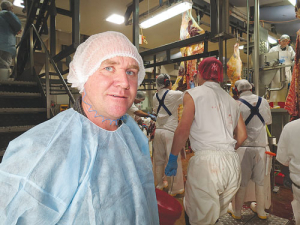 Wairarapa sheep and beef farmer Andy Philipps joined the tour.