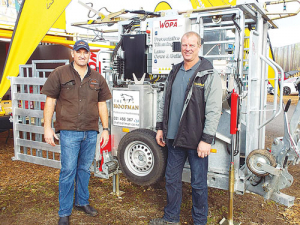 The Hoofman aka Johan Buys (left) and Fred Hoekstra, Veehof Ltd.