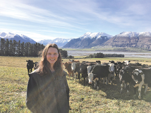 Lincoln University honours student and Perrin Ag scholarship winner Penny Chapman.