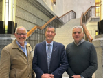 The OANZ delegation with Associate Agriculture Minister Mike Butterick.
