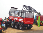 The tip trailer on show at this year’s Fieldays.