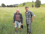 Taranaki Hill Country farmers Peter and Niels Hansen.