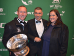 Christopher and Siobhan O'Malley with Nathan Guy after receiving their award.