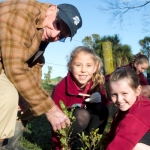 Students get stuck in on farm