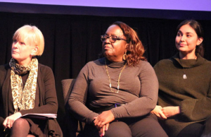 An impressive line up; Jeni Port (left,) Sandra Taylor and Nadia Lim.