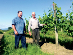 There is a resurgence of interest in big-flavoured, oaked chardonnays and East Coast grape growers and winemakers are ready to meet demand, say Gisborne Classic Chardonnay Group founding members from right, Andy Nimmo (Hihi Wines) and Paul Tietjen (TW Wines).