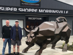 Morrinsville Business Marks 30 Years With Bull Sculpture