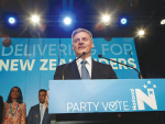 National leader Bill English on election night.
