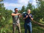 Sprayers 101 presenters Tom Wolf, left, and Jason Deveau of Canada are speaking at a series of FAR grower workshops in August.
