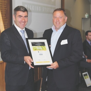 Nathan Guy and Dean Bell at the launch.