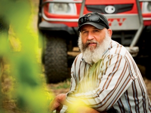 Mark Naismith, vineyard manager at Akarua.