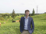 Zach Mounsey on his farm.