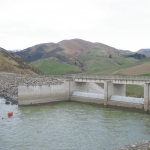 The Opuha Dam is feeling the effects of dry weather.