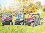 Polaris’s flagship models: the Ranger 1000 EPS, the Ranger 1000 HD-EPS and the Ranger Diesel HD-EPS.