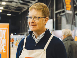 EU Ambassador to NZ, Lawrence Merideth was impressed by his first visit to the National Fieldays at Mystery Creek.