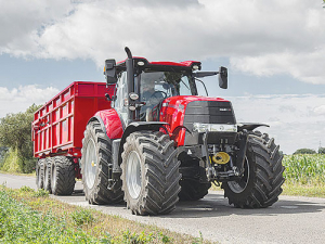 Case-IH has introduced a new trailer braking system.