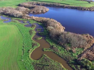 An aerial image captured by drone.