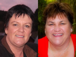 Lisa Hicks from Ohakune (Left) and Katrina Simpson from Hokitika.