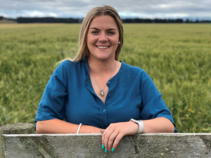 Second-year Massey student Sophie Ridd says the scholarship will enable her to pursue her passion for agriculture even further.