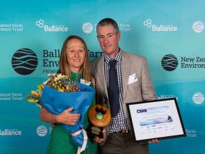 Central Hawke&#039;s Bay farmers Linda and Evan Potter say they are humbled to be named this year&#039;s Ballance Farm Environment Award winners.